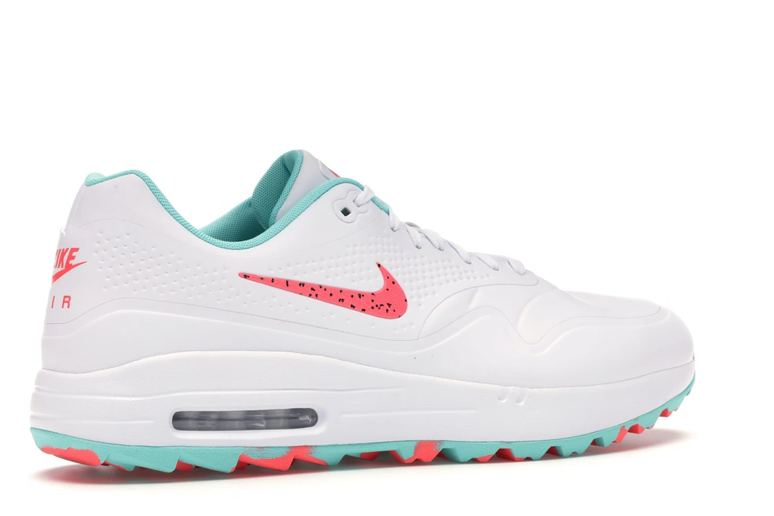 Vue 34 de Nike Air Max 1 Golf White Aurora Hot Punch