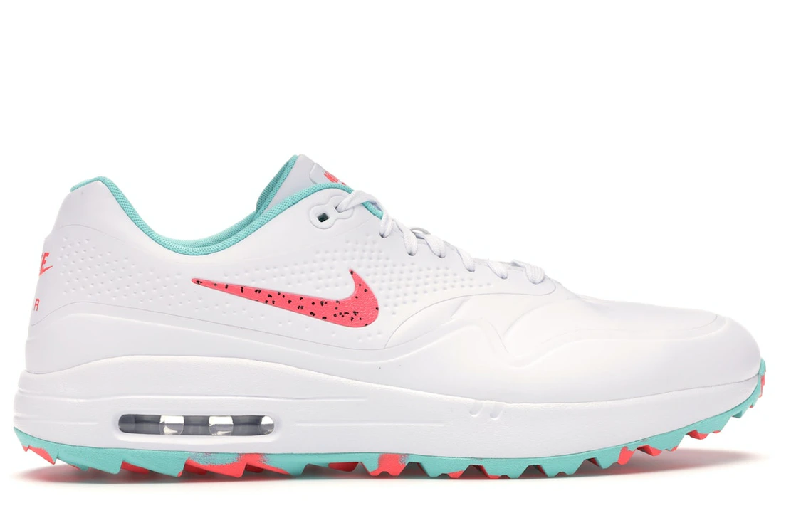 Vue 36 de Nike Air Max 1 Golf White Aurora Hot Punch