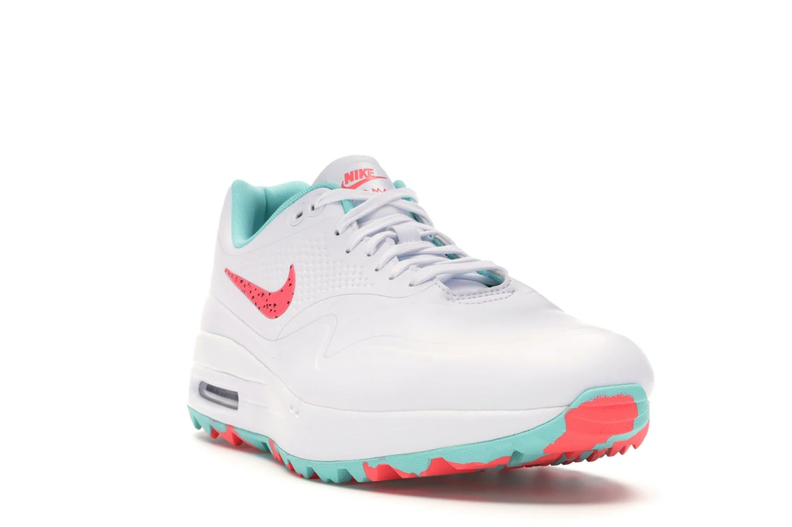 Vue 7 de Nike Air Max 1 Golf White Aurora Hot Punch
