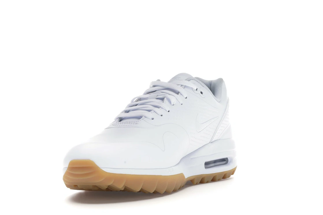 Vue 13 de Nike Air Max 1 Golf White Gum White Swoosh