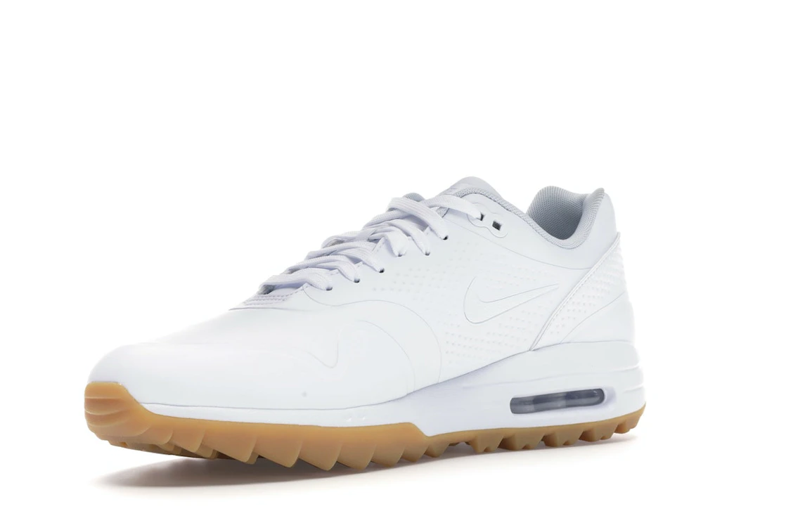 Vue 15 de Nike Air Max 1 Golf White Gum White Swoosh