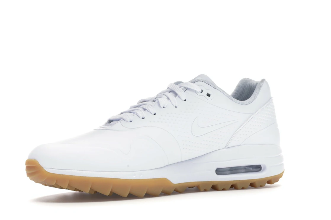 Vue 16 de Nike Air Max 1 Golf White Gum White Swoosh
