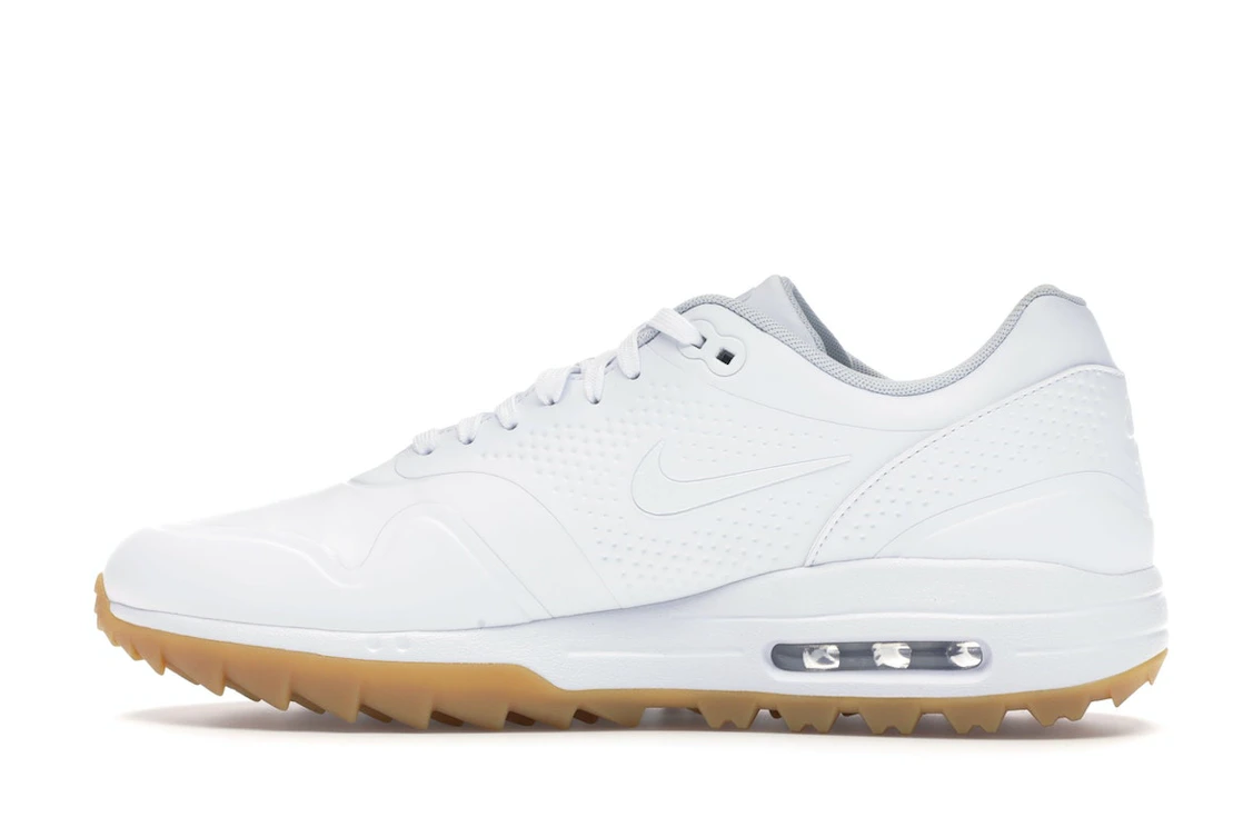 Vue 20 de Nike Air Max 1 Golf White Gum White Swoosh