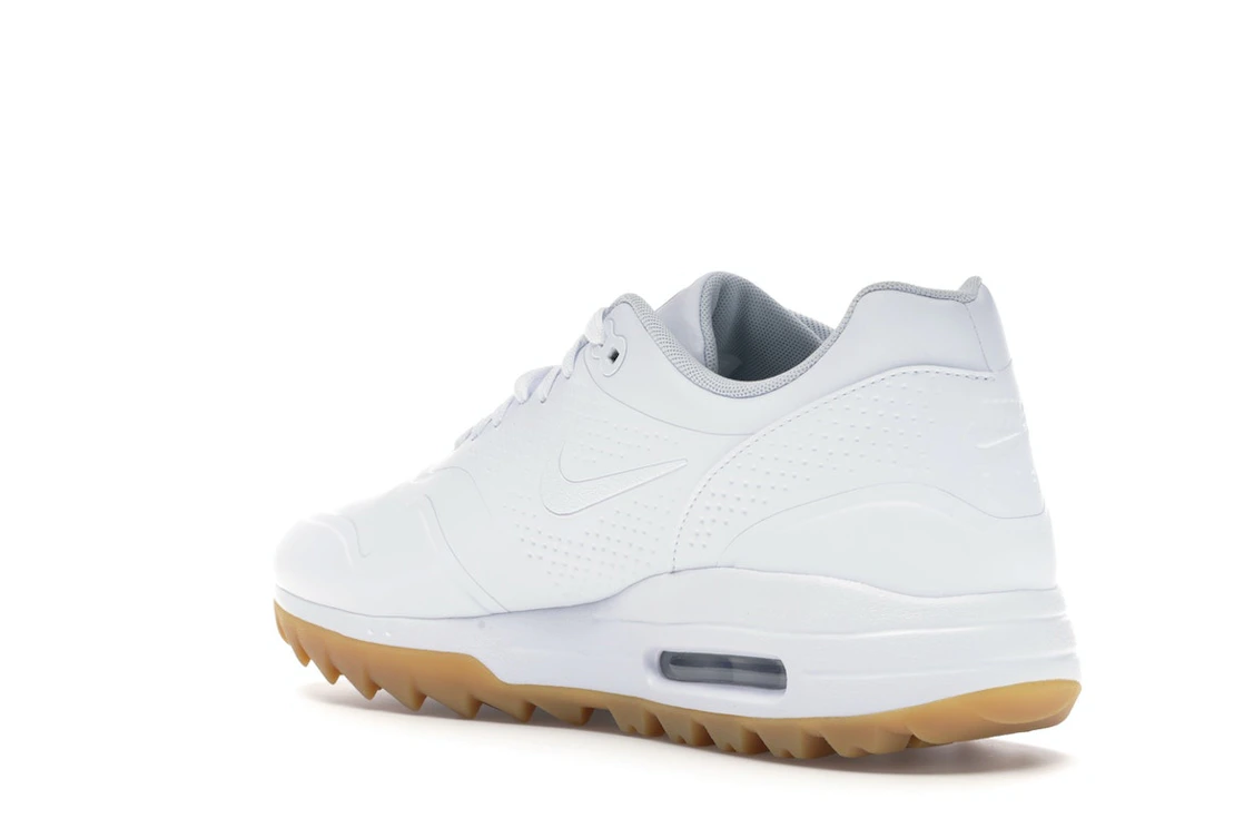 Vue 24 de Nike Air Max 1 Golf White Gum White Swoosh