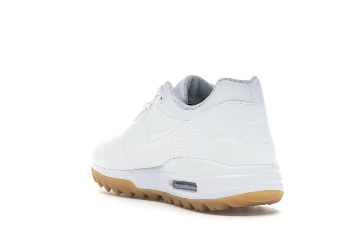 Vue 25 de Nike Air Max 1 Golf White Gum White Swoosh