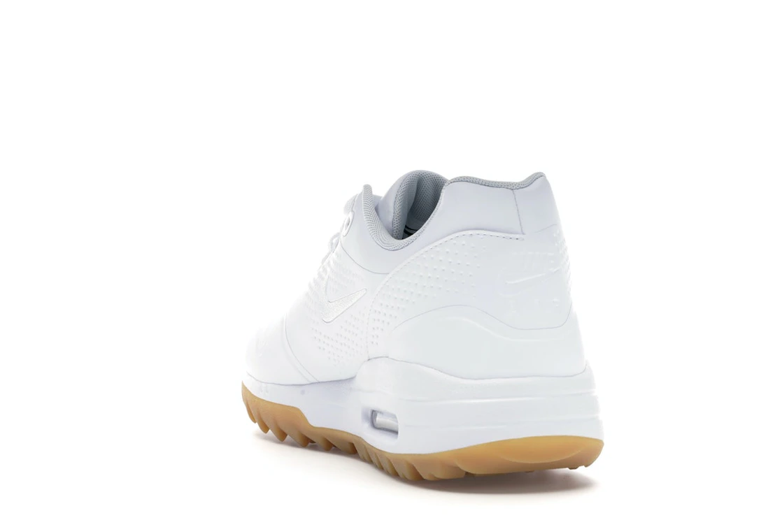 Vue 26 de Nike Air Max 1 Golf White Gum White Swoosh