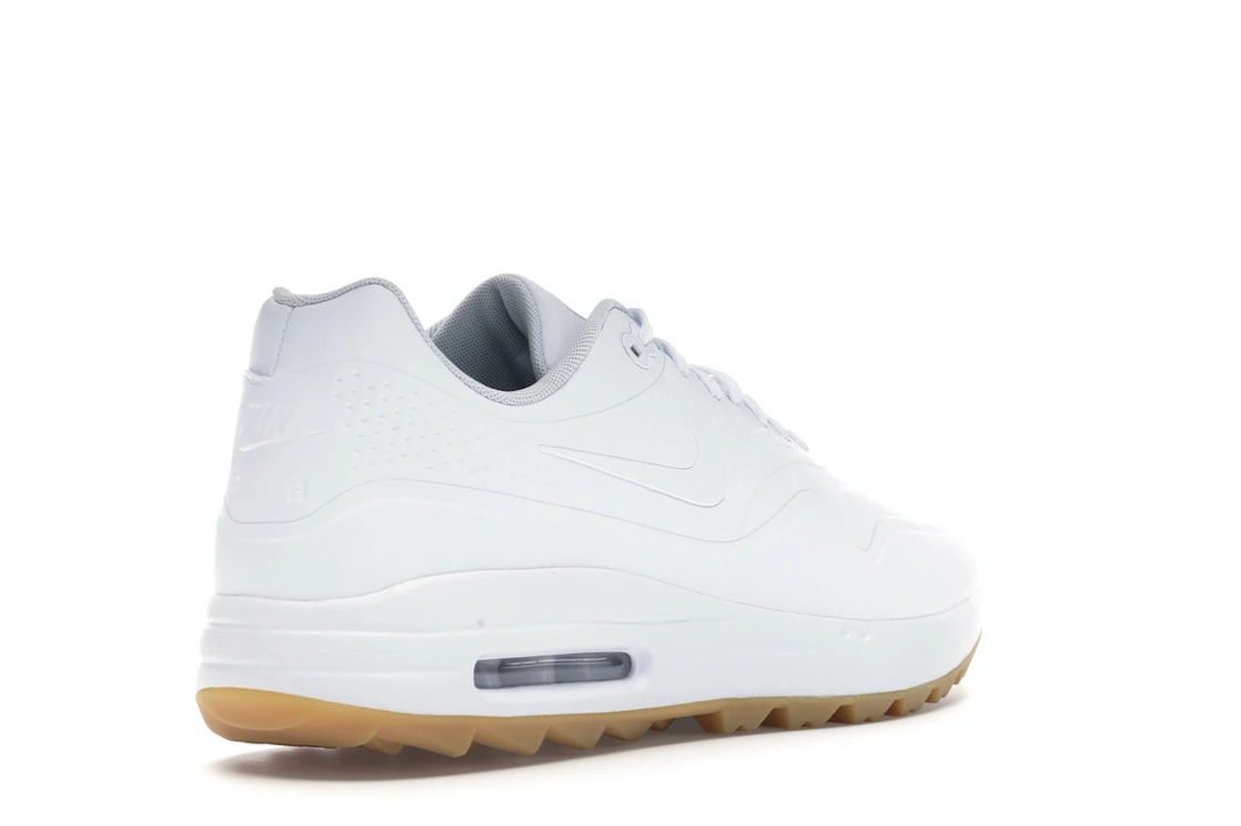 Vue 32 de Nike Air Max 1 Golf White Gum White Swoosh