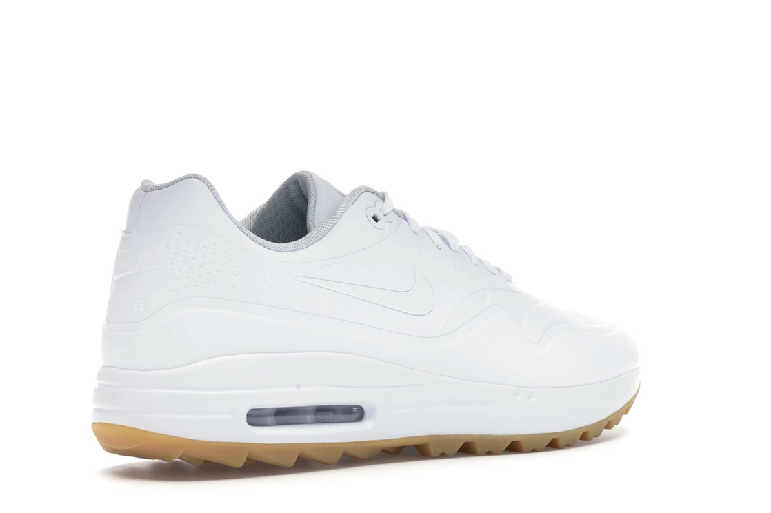 Vue 33 de Nike Air Max 1 Golf White Gum White Swoosh