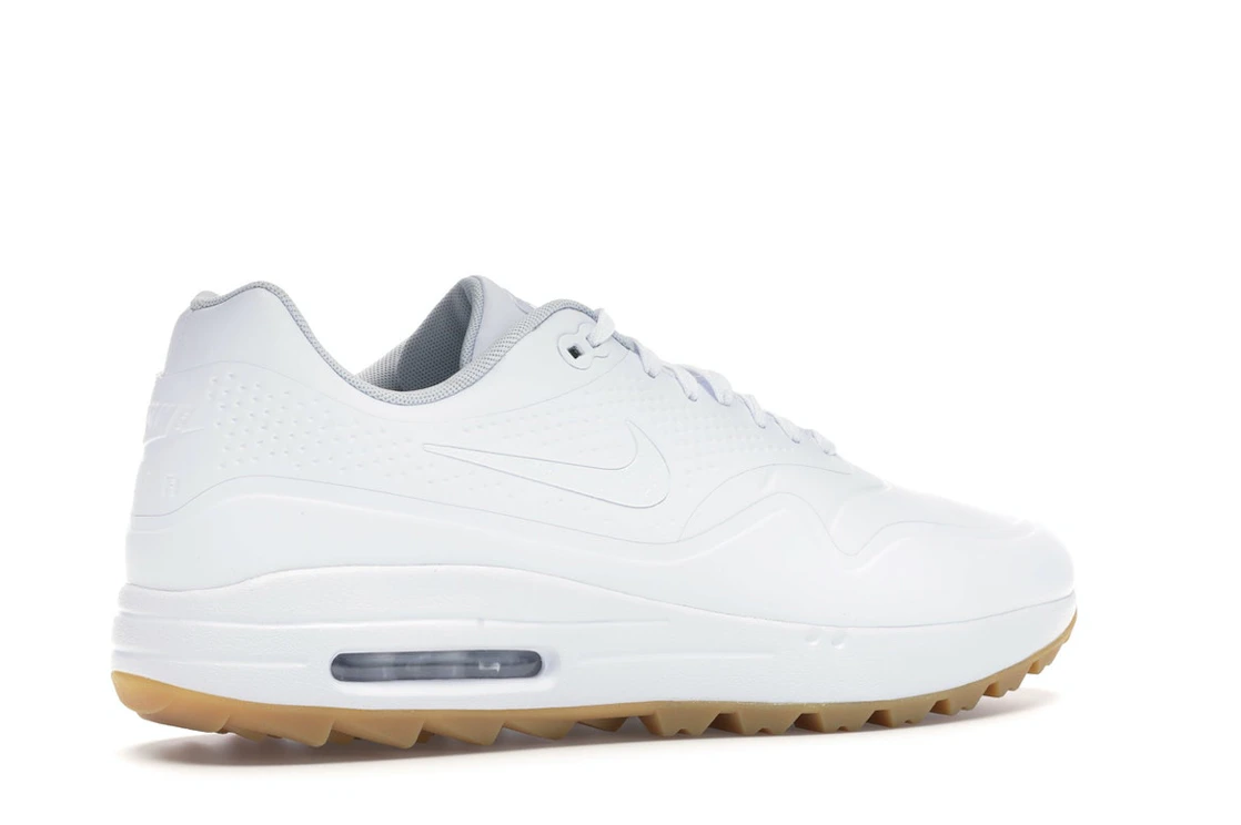 Vue 34 de Nike Air Max 1 Golf White Gum White Swoosh