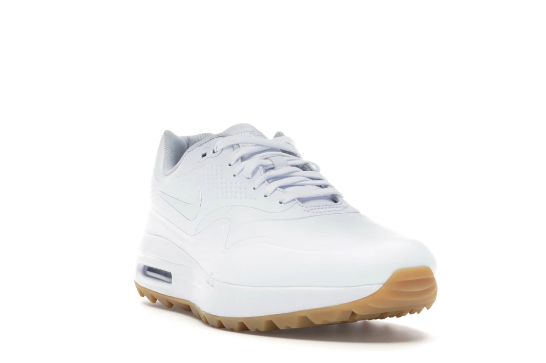 Vue 7 de Nike Air Max 1 Golf White Gum White Swoosh