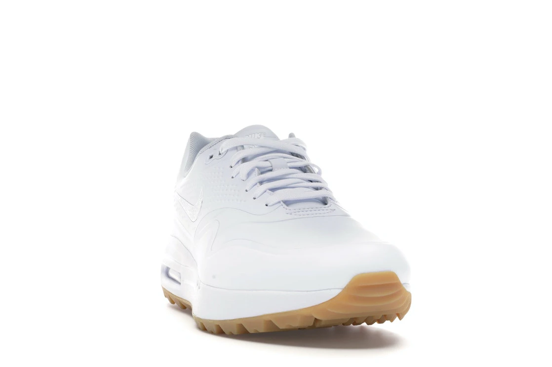 Vue 8 de Nike Air Max 1 Golf White Gum White Swoosh
