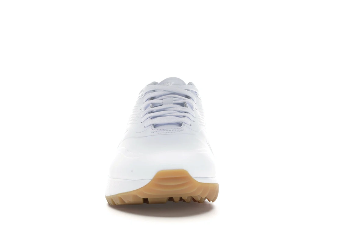 Vue 10 de Nike Air Max 1 Golf White Gum White Swoosh