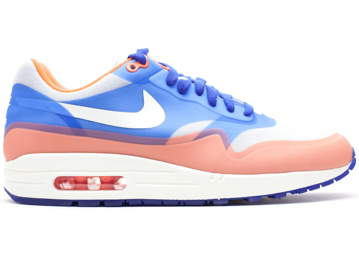 Nike Air Max 1 Hyperfuse Hyper Blue Total Crimson 