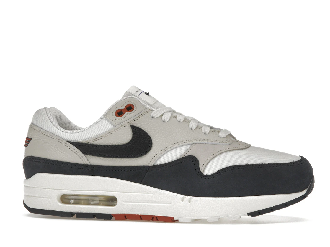 Vue 2 de Nike Air Max 1 LX Obsidian Light Orewood Brown 