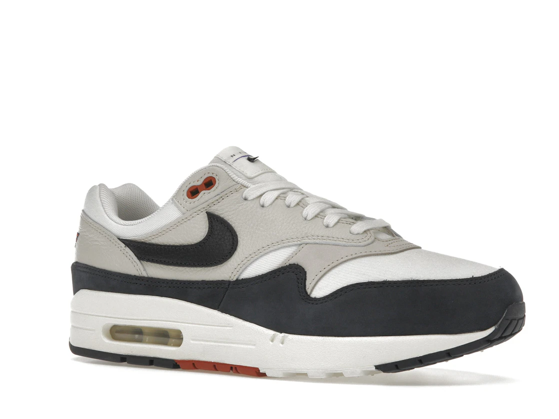 Vue 4 de Nike Air Max 1 LX Obsidian Light Orewood Brown 