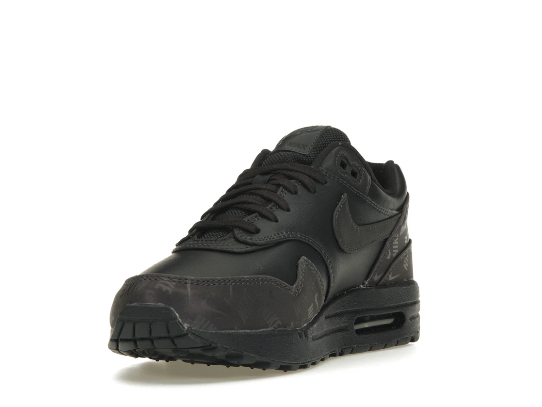 Vue 13 de Nike Air Max 1 Lux Oil Grey Logo Prints 