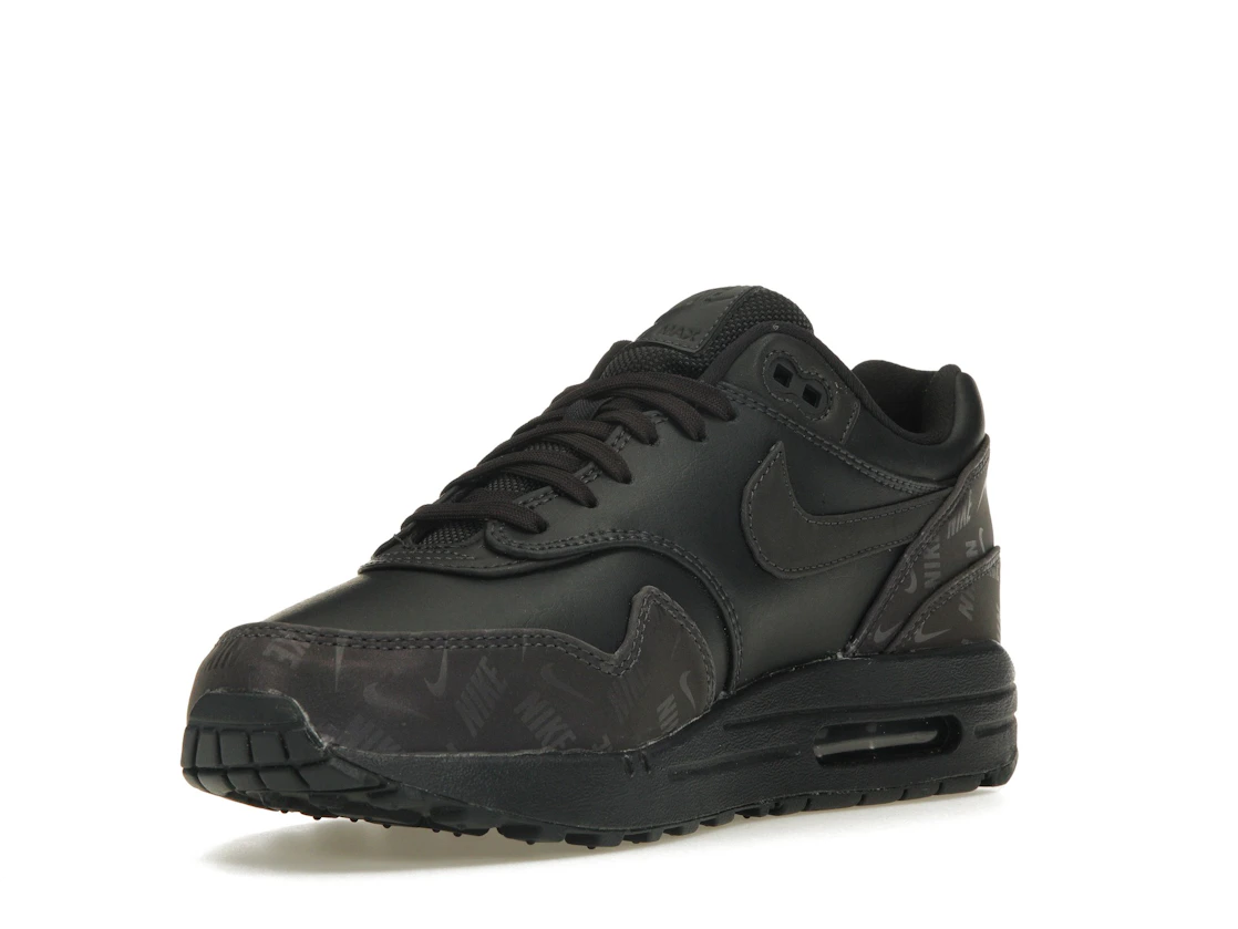 Vue 14 de Nike Air Max 1 Lux Oil Grey Logo Prints 