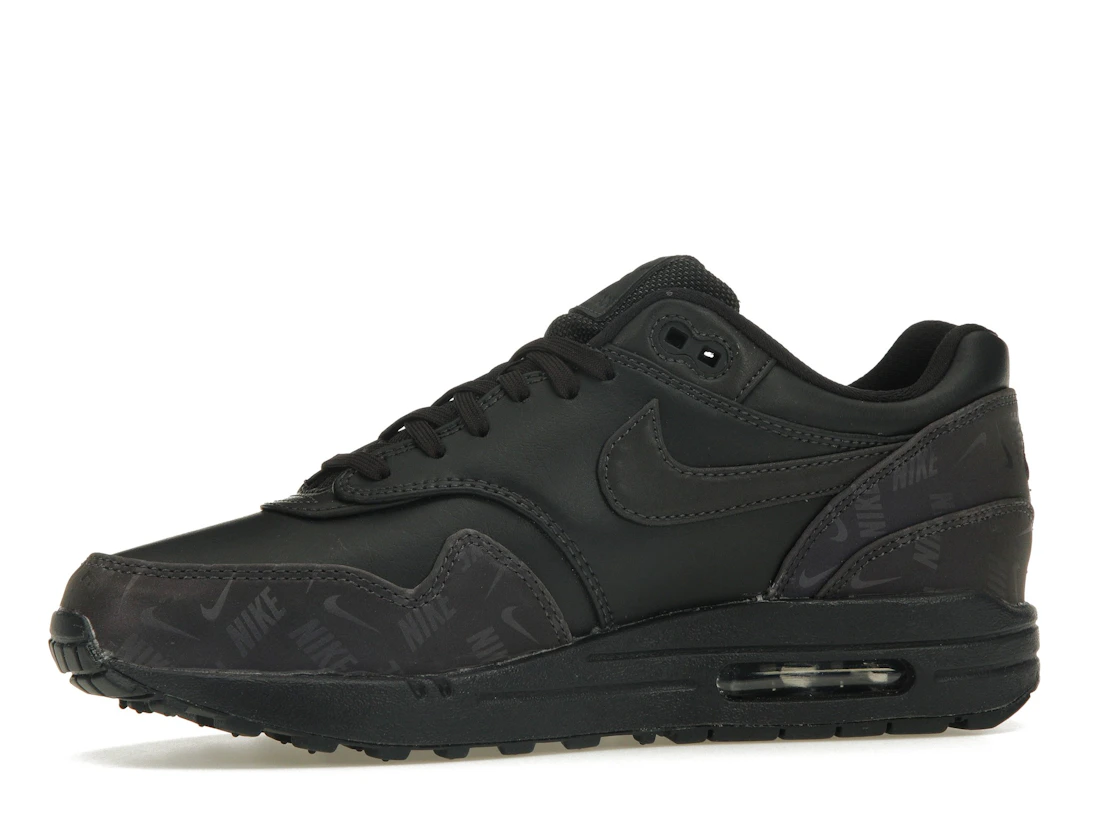 Vue 17 de Nike Air Max 1 Lux Oil Grey Logo Prints 