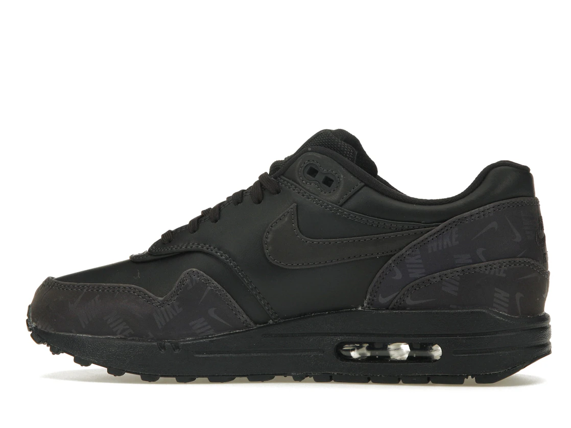 Vue 20 de Nike Air Max 1 Lux Oil Grey Logo Prints 