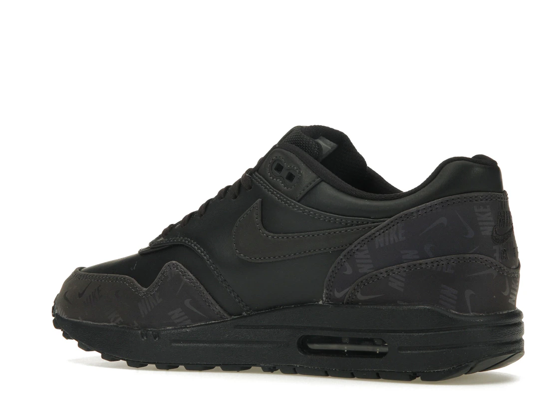 Vue 22 de Nike Air Max 1 Lux Oil Grey Logo Prints 
