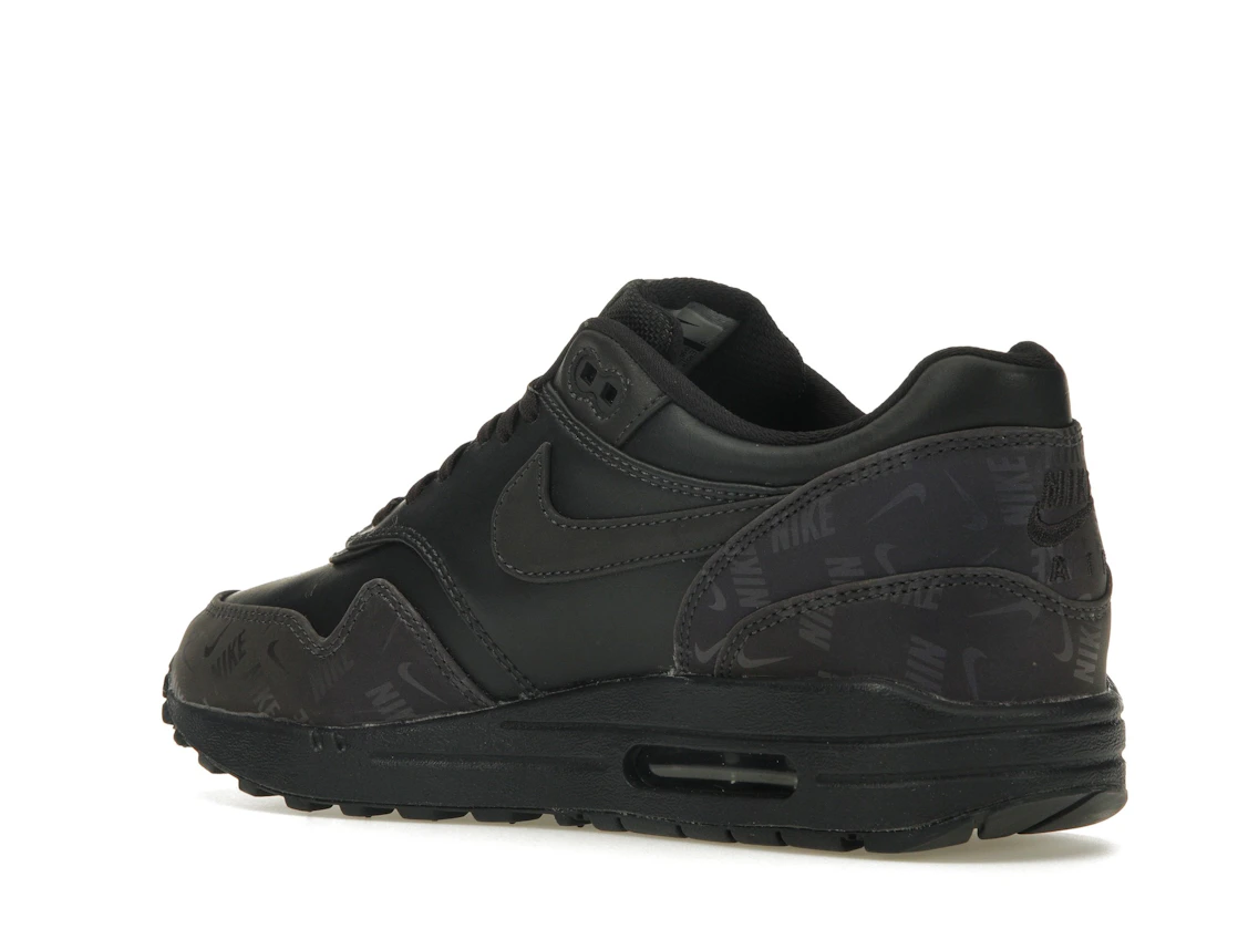 Vue 23 de Nike Air Max 1 Lux Oil Grey Logo Prints 
