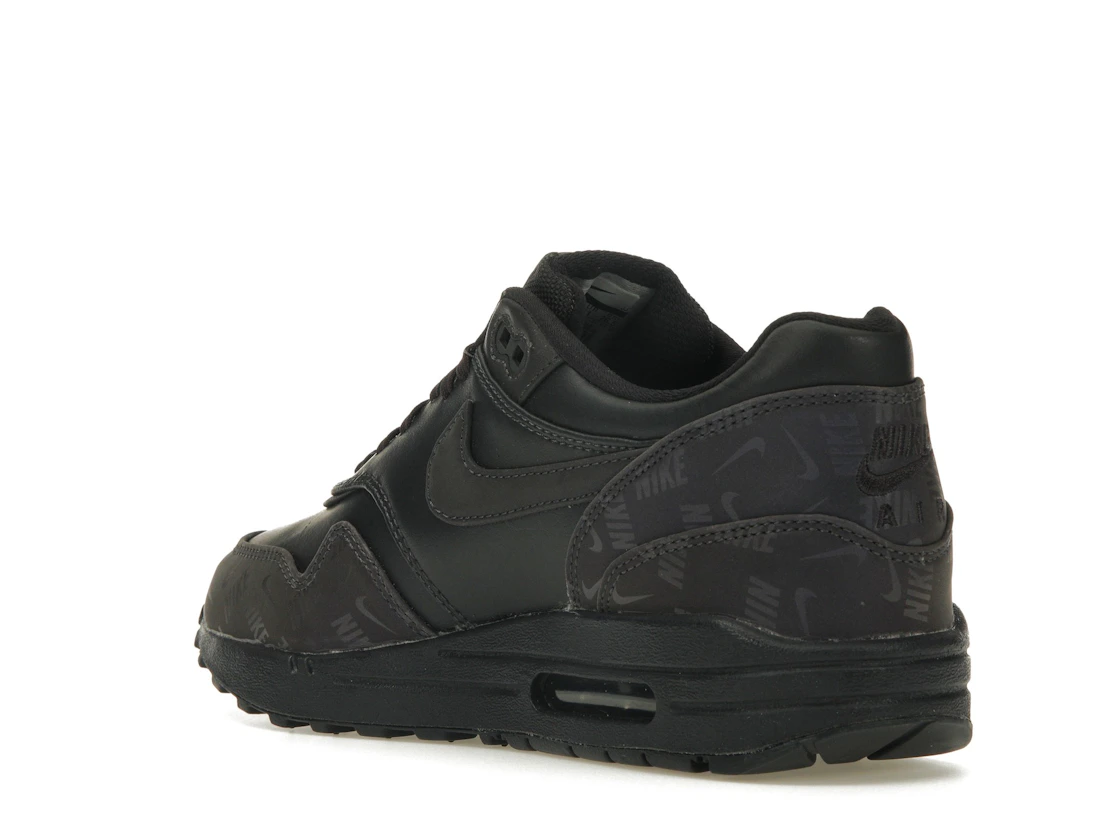 Vue 24 de Nike Air Max 1 Lux Oil Grey Logo Prints 