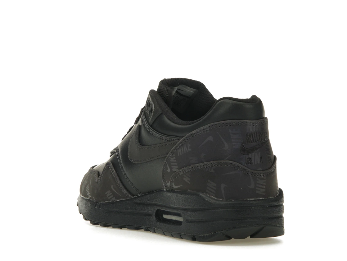 Vue 25 de Nike Air Max 1 Lux Oil Grey Logo Prints 