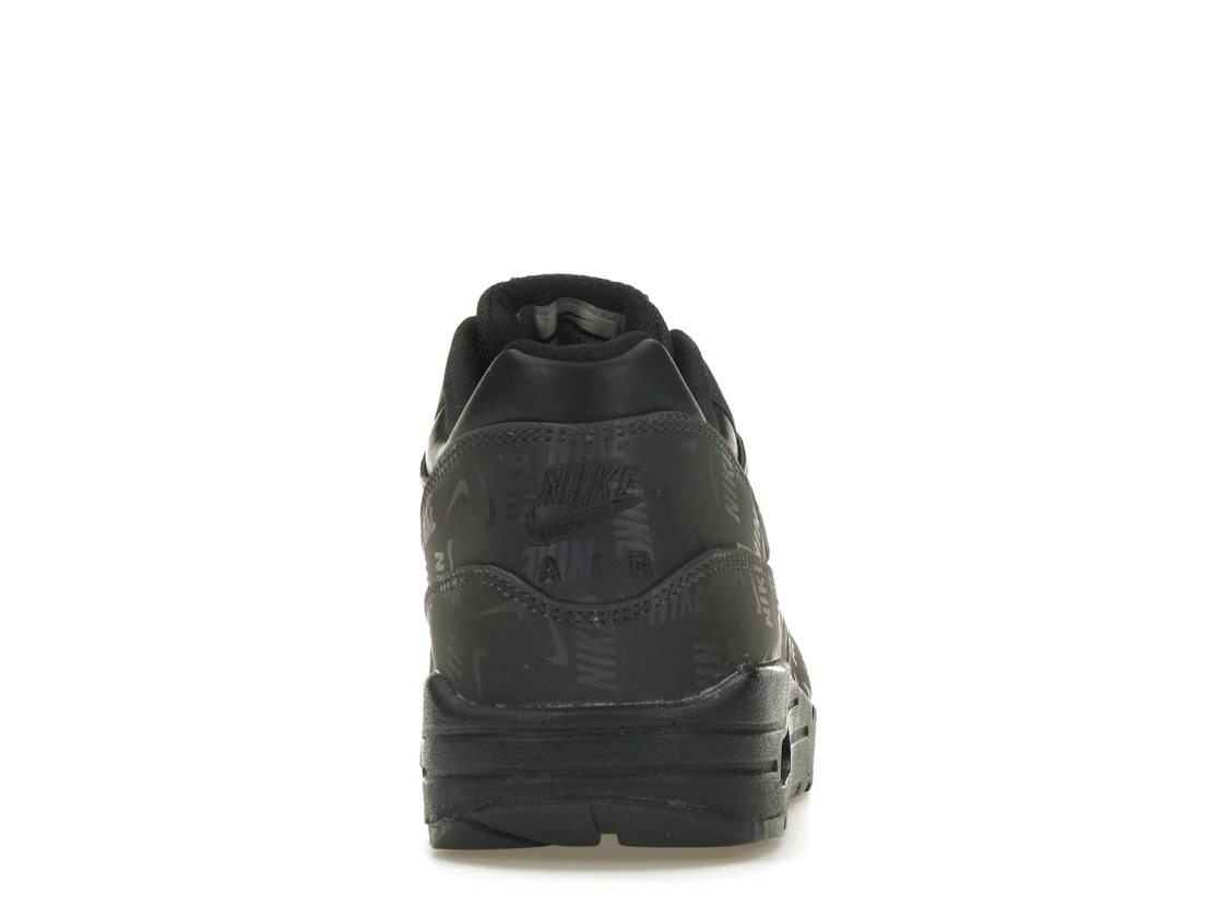 Vue 28 de Nike Air Max 1 Lux Oil Grey Logo Prints 