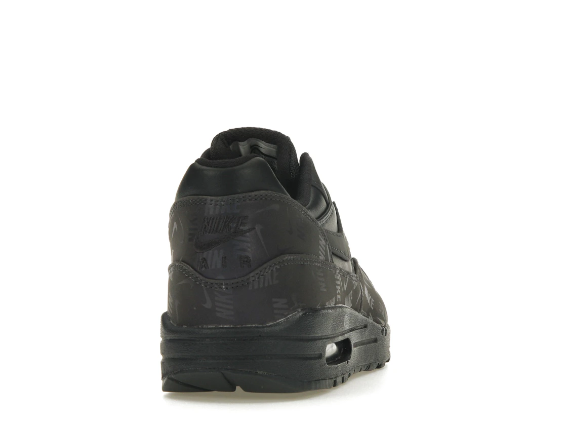 Vue 29 de Nike Air Max 1 Lux Oil Grey Logo Prints 