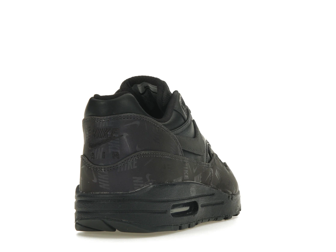 Vue 30 de Nike Air Max 1 Lux Oil Grey Logo Prints 