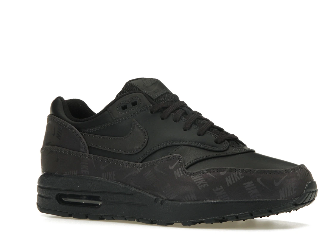 Vue 4 de Nike Air Max 1 Lux Oil Grey Logo Prints 