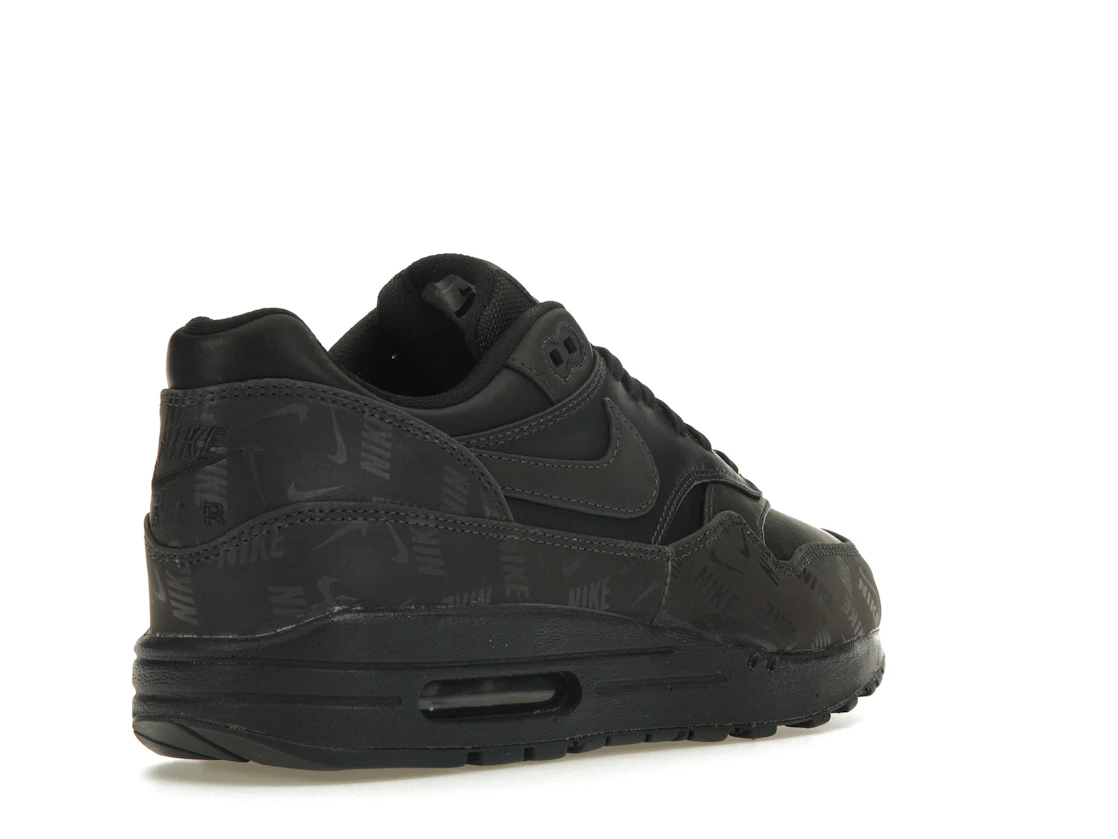 Vue 32 de Nike Air Max 1 Lux Oil Grey Logo Prints 