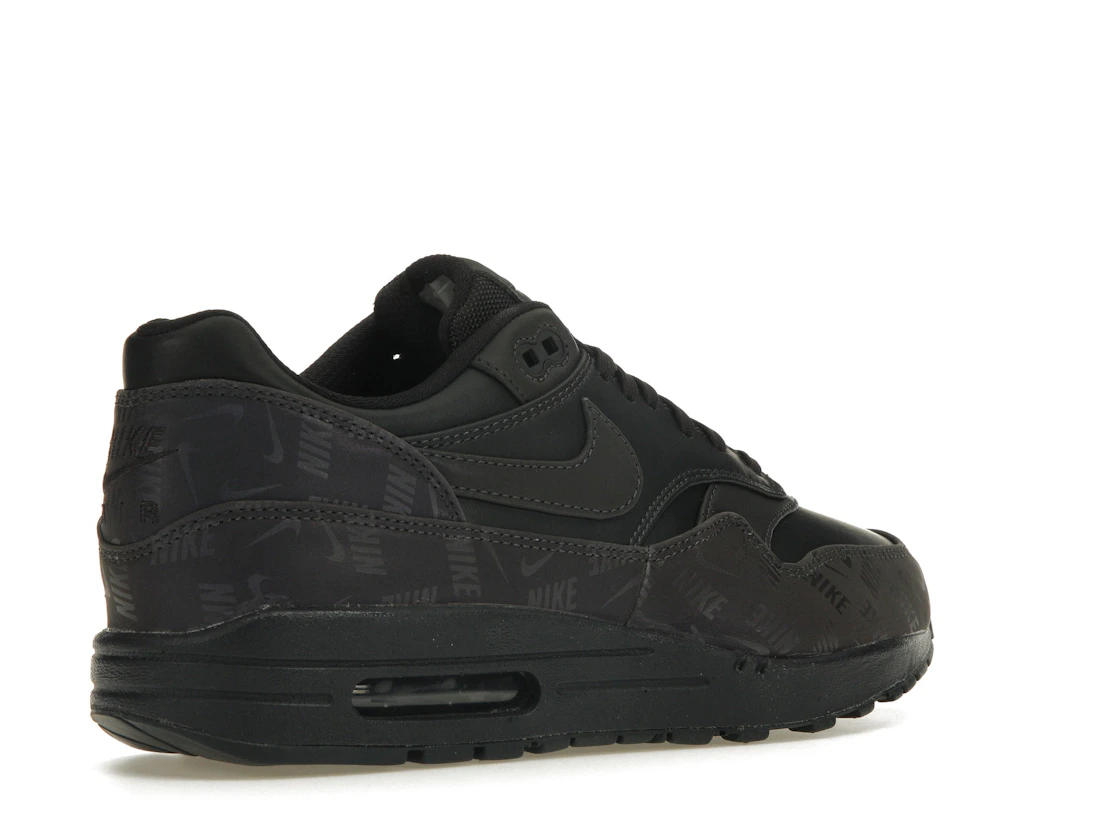 Vue 33 de Nike Air Max 1 Lux Oil Grey Logo Prints 