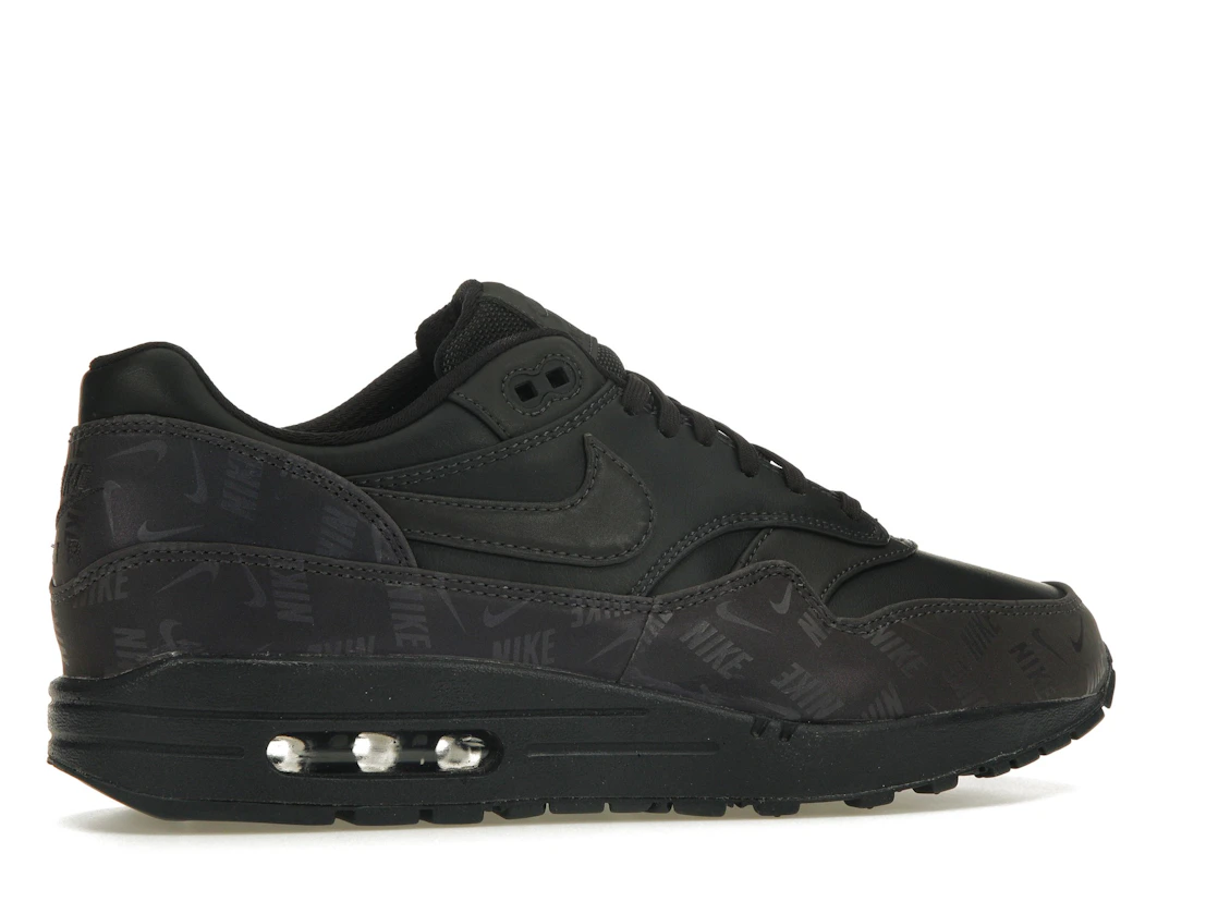 Vue 35 de Nike Air Max 1 Lux Oil Grey Logo Prints 