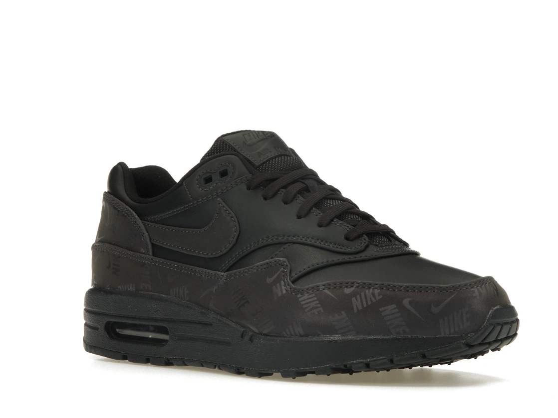 Vue 5 de Nike Air Max 1 Lux Oil Grey Logo Prints 