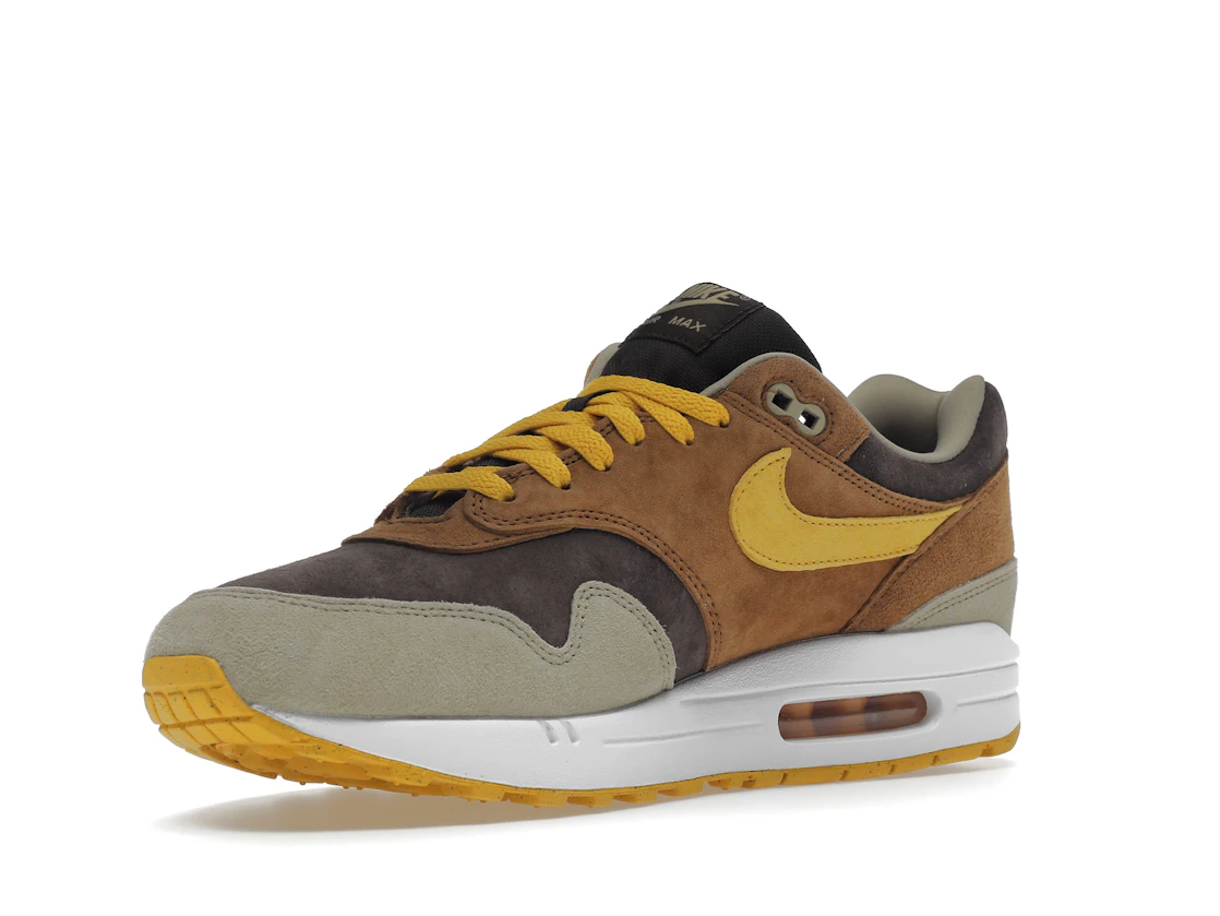 Vue 15 de Nike Air Max 1 PRM Duck Pecan Yellow Ochre