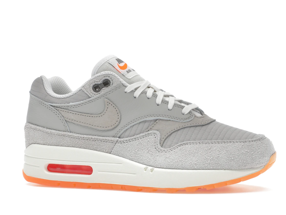 Vue 3 de Nike Air Max 1 PRM Light Iron Ore Total Orange
