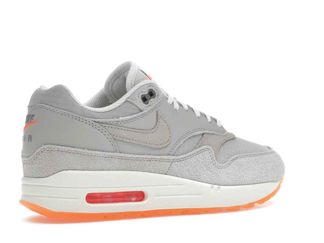 Vue 34 de Nike Air Max 1 PRM Light Iron Ore Total Orange