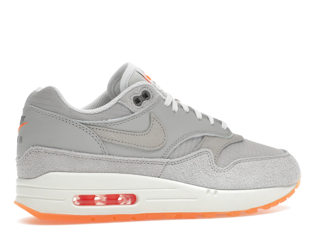 Vue 35 de Nike Air Max 1 PRM Light Iron Ore Total Orange
