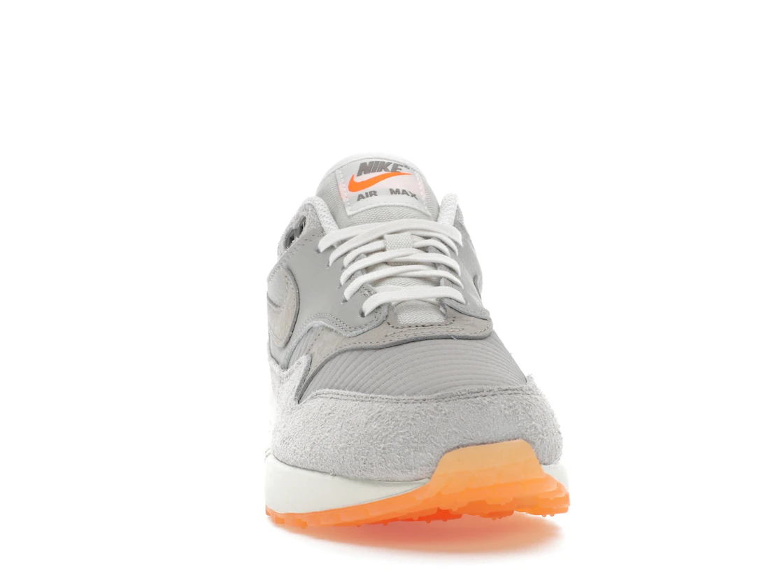 Vue 9 de Nike Air Max 1 PRM Light Iron Ore Total Orange