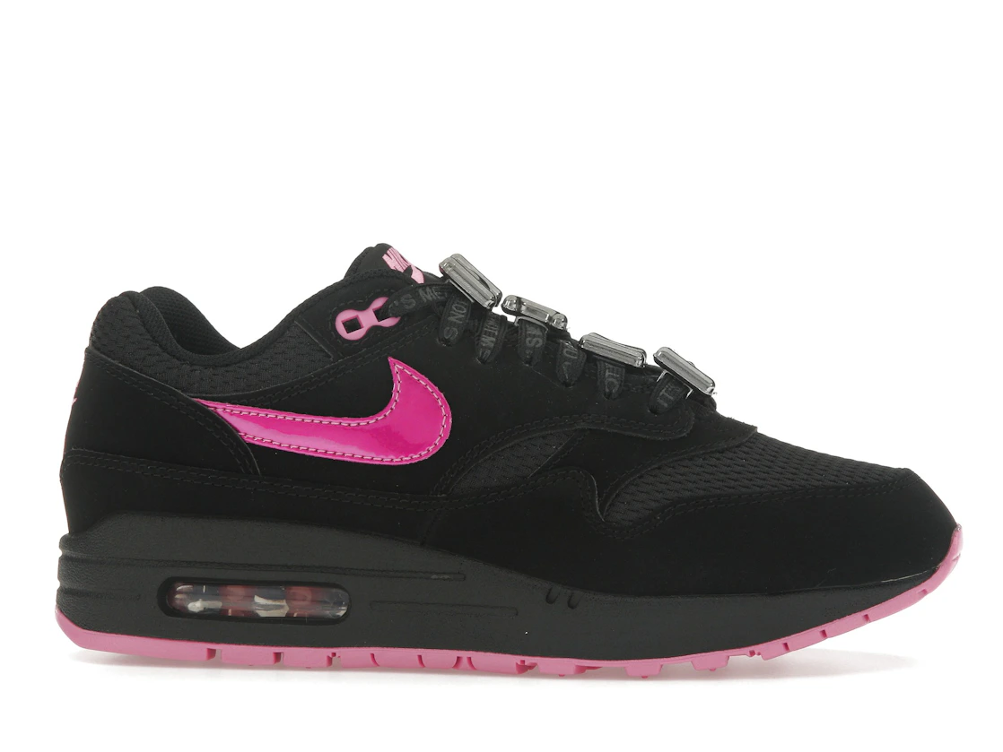 Vue 2 de Nike Air Max 1 PRM Valentine’s Day Black