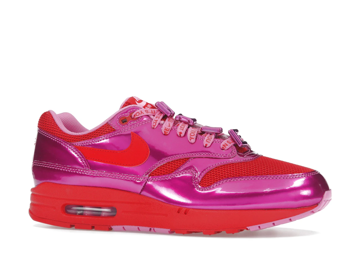 Vue 3 de Nike Air Max 1 PRM Valentine’s Day Playful Pink