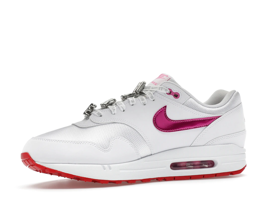 Vue 17 de Nike Air Max 1 PRM Valentine’s Day White