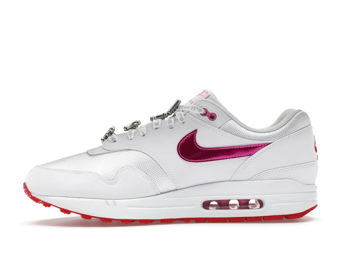 Vue 19 de Nike Air Max 1 PRM Valentine’s Day White