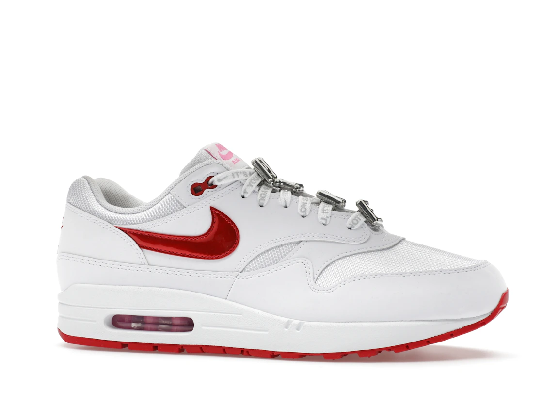 Vue 3 de Nike Air Max 1 PRM Valentine’s Day White