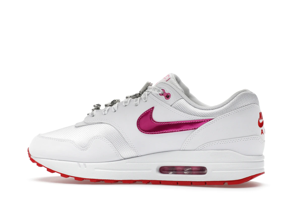 Vue 21 de Nike Air Max 1 PRM Valentine’s Day White
