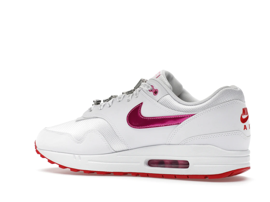 Vue 22 de Nike Air Max 1 PRM Valentine’s Day White