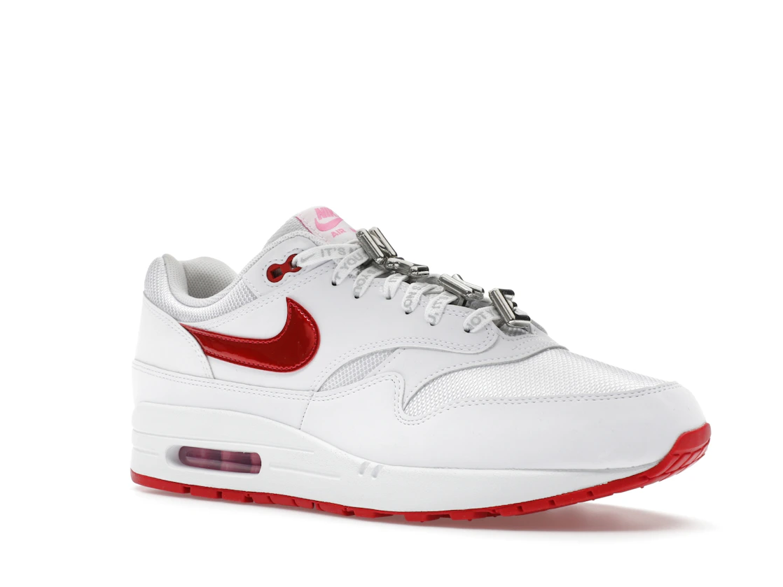 Vue 5 de Nike Air Max 1 PRM Valentine’s Day White