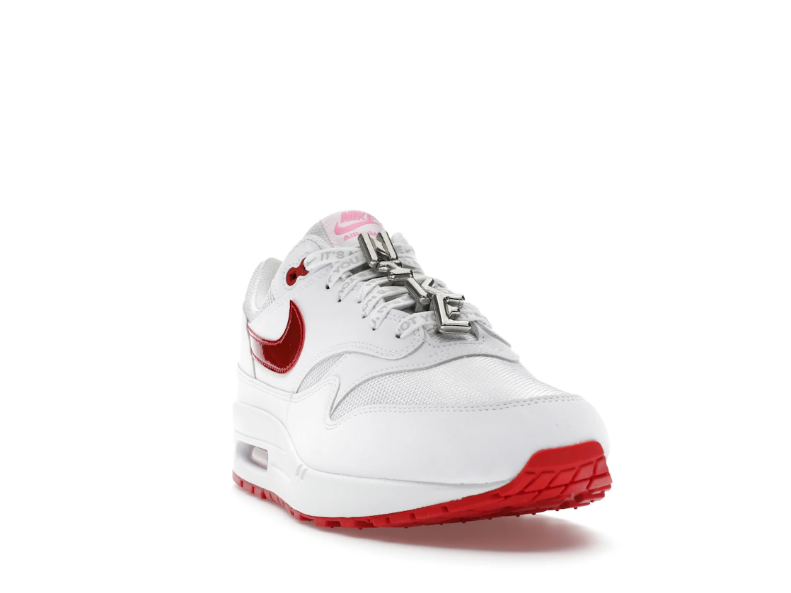 Vue 8 de Nike Air Max 1 PRM Valentine’s Day White