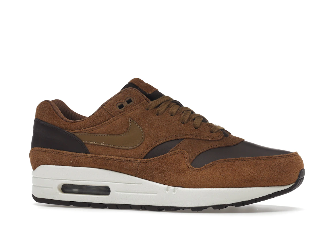 Vue 3 de Nike Air Max 1 Premium Leather Ale Brown